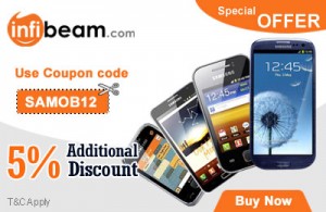 Infibeam coupon for samsung Mobiles